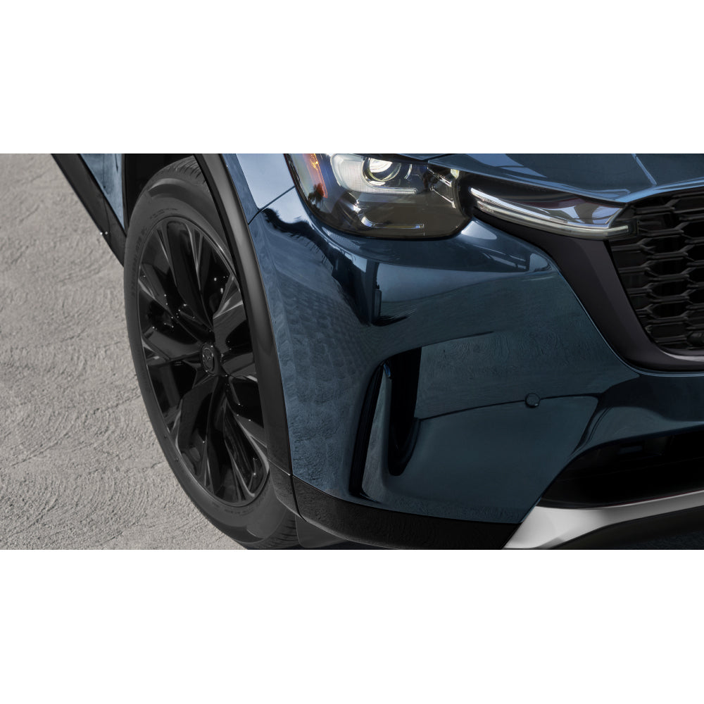 Cache-moyeu — Noir brillant, emblème noir | Mazda (VH40-37-190)