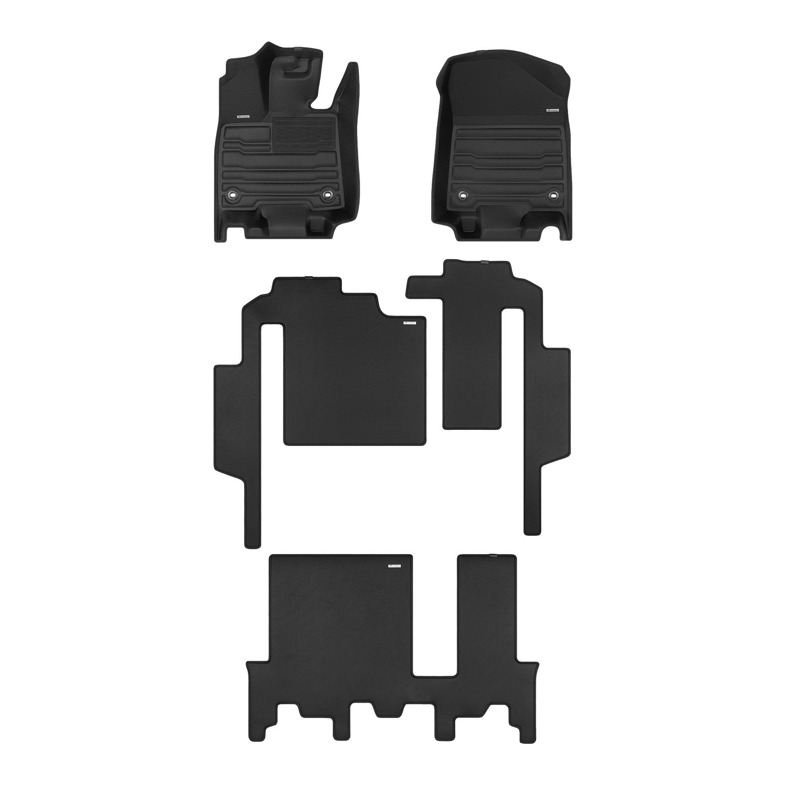 TuxMat Floor Mats (1st, 2nd & 3rd Rows) | Toyota Sienna (2021-2024)