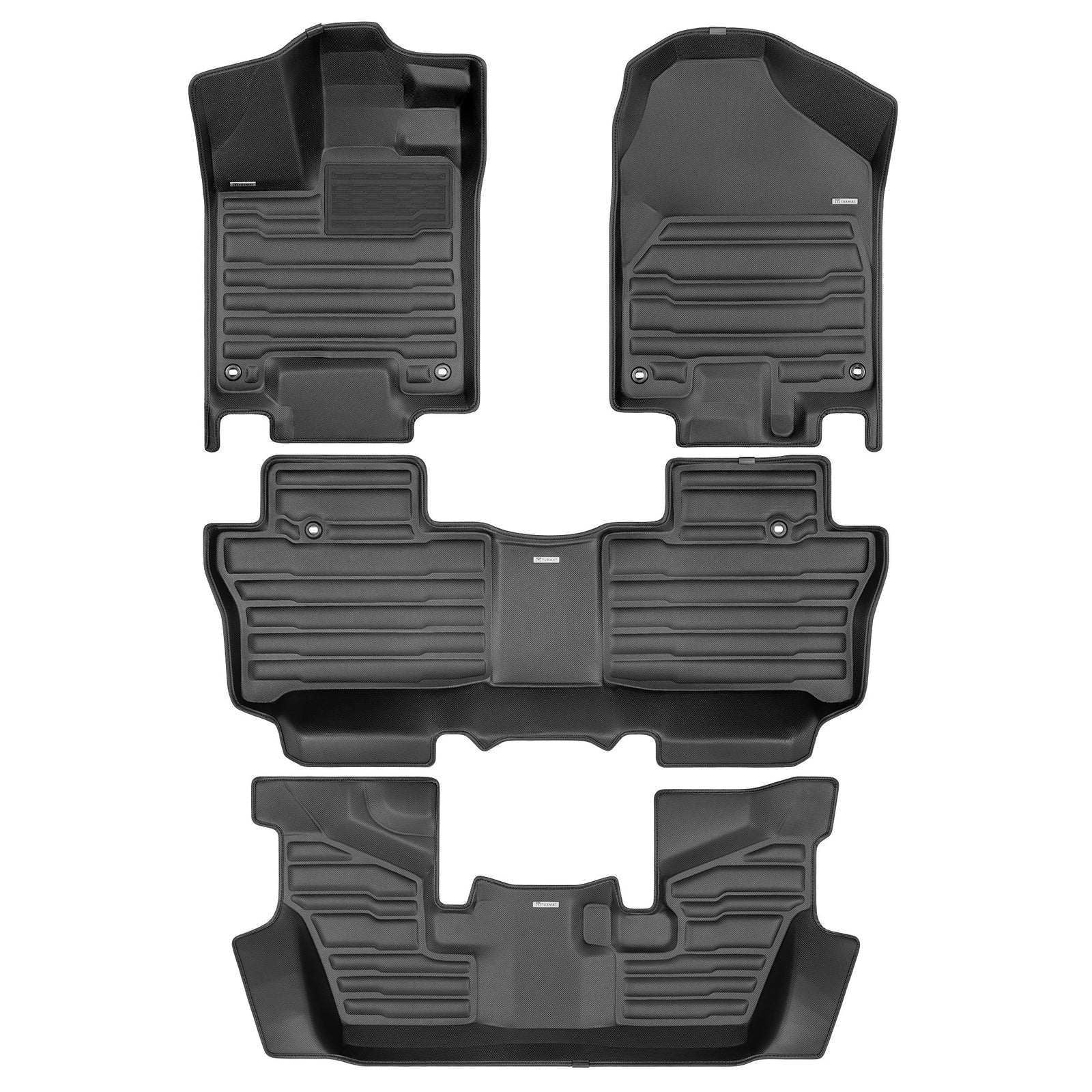 TuxMat Floor Mats (1st, 2nd & 3rd Rows) | Honda Pilot (2016-2022)