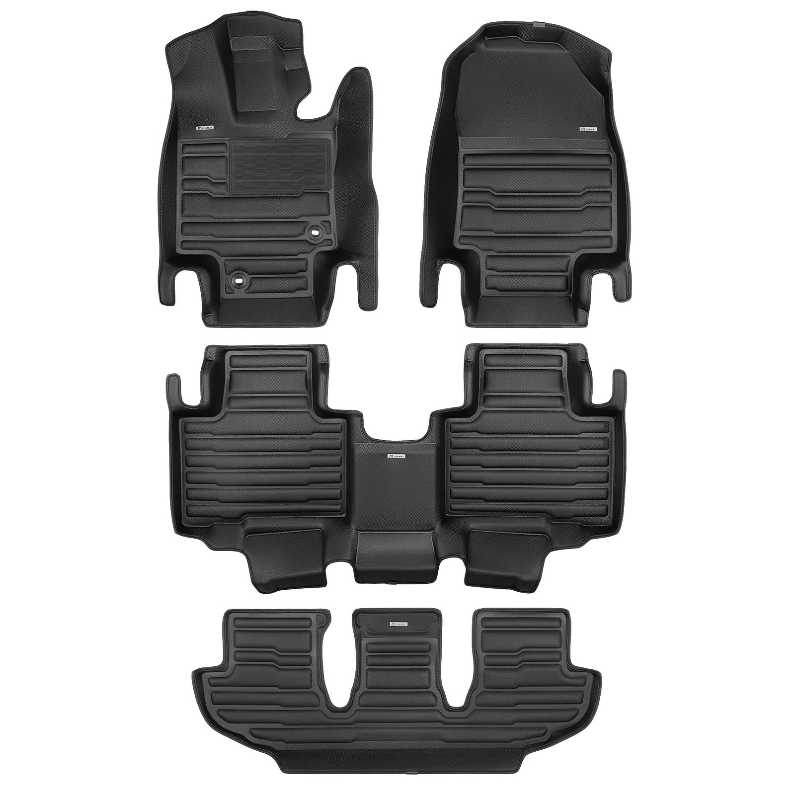 TuxMat Floor Mats (1st, 2nd & 3rd Rows) | Toyota Highlander (2020-2024)