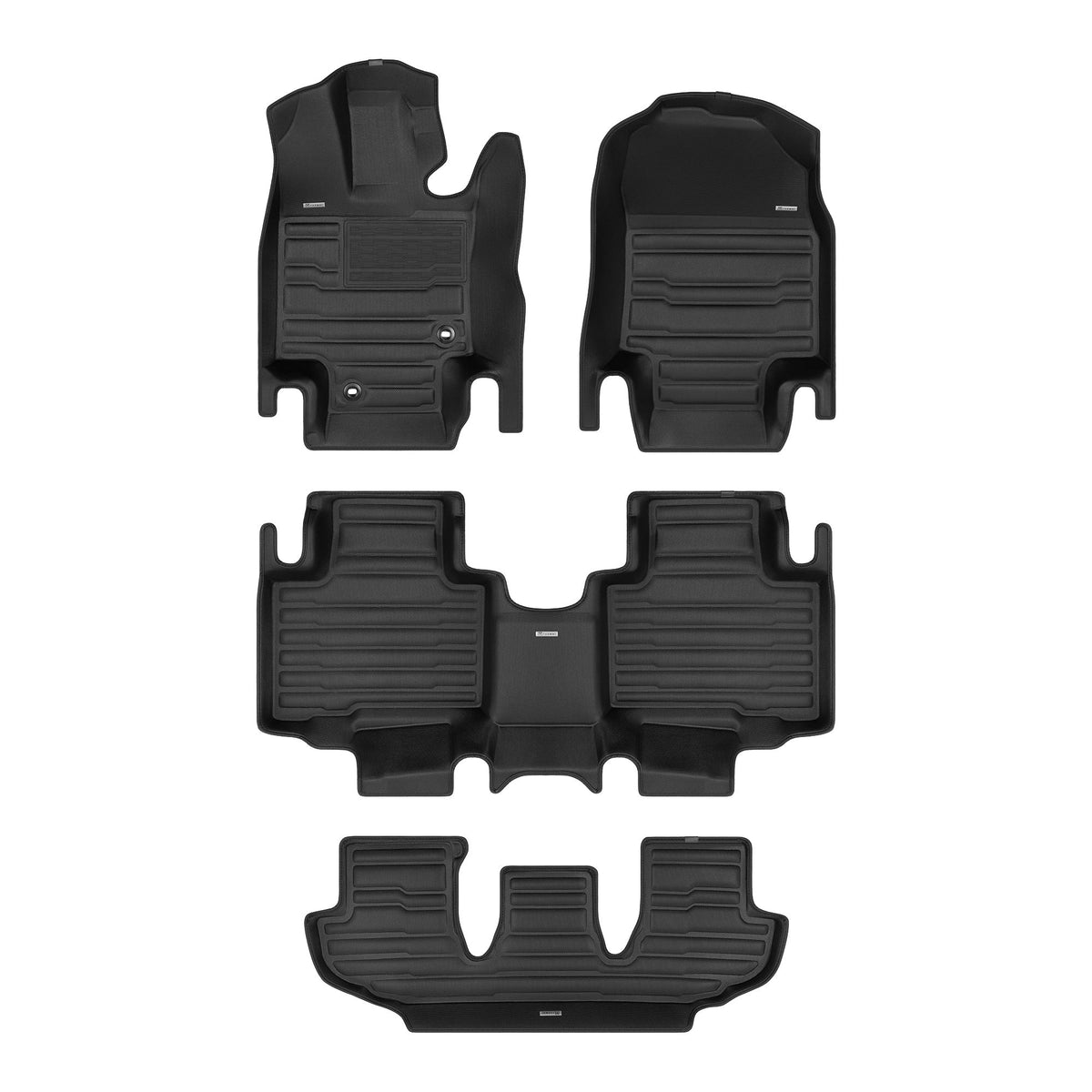 TuxMat Floor Mats (1st, 2nd &amp; 3rd Rows) | Toyota Highlander (2020-2024)