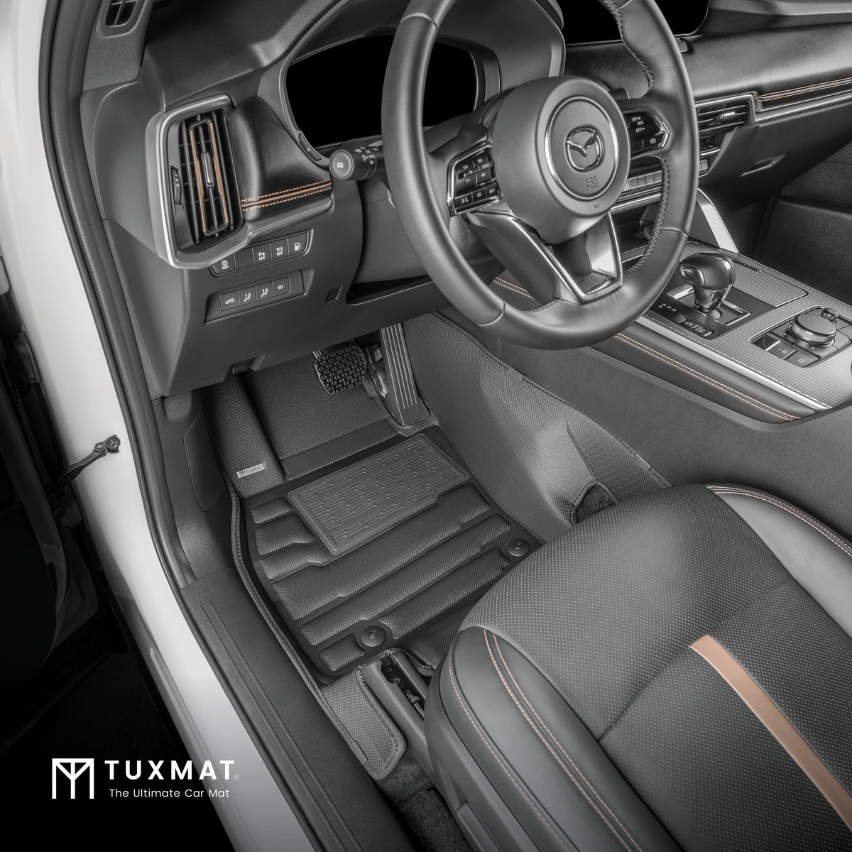 Tapis de sol TuxMat (1ère, 2ème et 3ème rangées) | Mazda CX-90 (2024-2025)