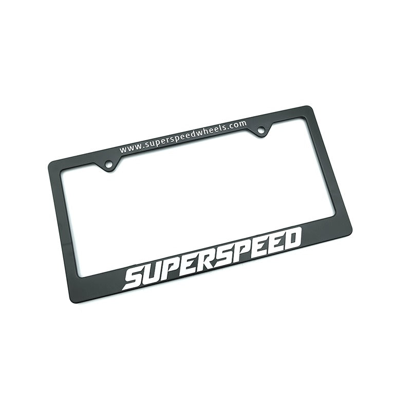 License Plate Frame | Superspeed Wheels