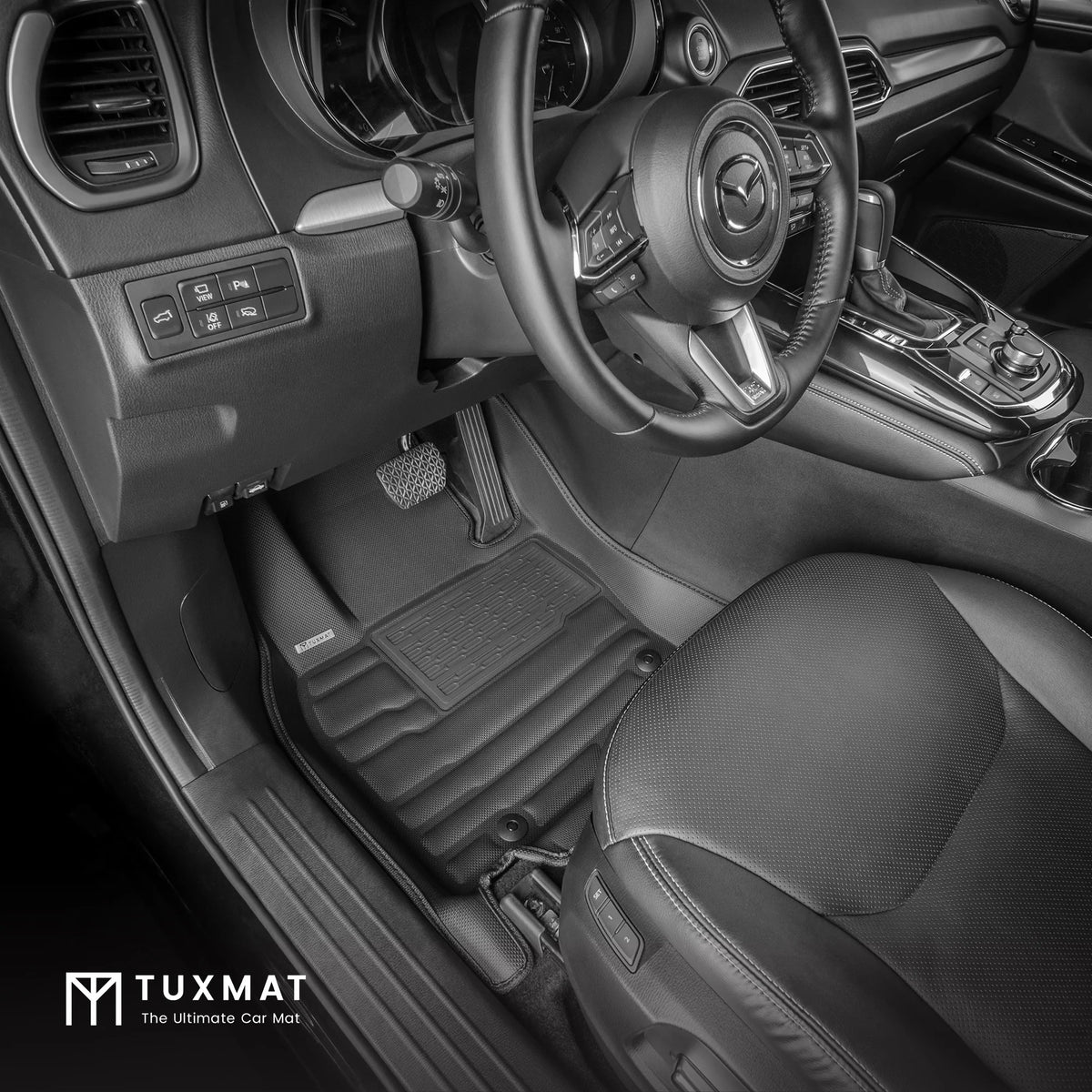 Tapis de sol TuxMat (1re, 2e et 3e rangées) | Mazda CX-9 (2016-2023)