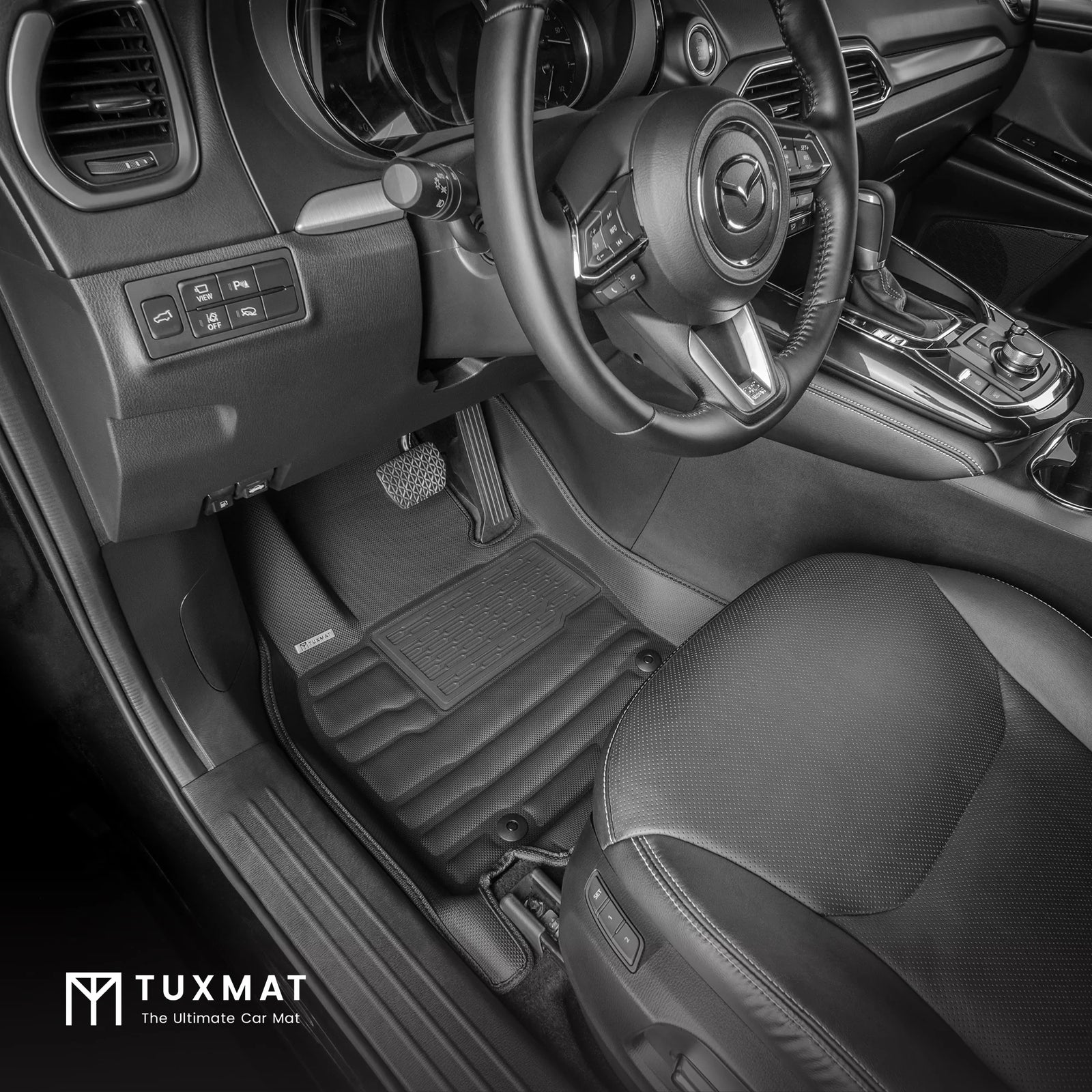 Tapis de sol TuxMat (1re, 2e et 3e rangées) | Mazda CX-9 (2016-2023)