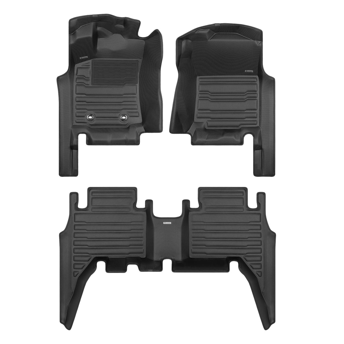 TuxMat Floor Mats (Front &amp; Rear) | Toyota Tacoma Double Cab (2016-2023)