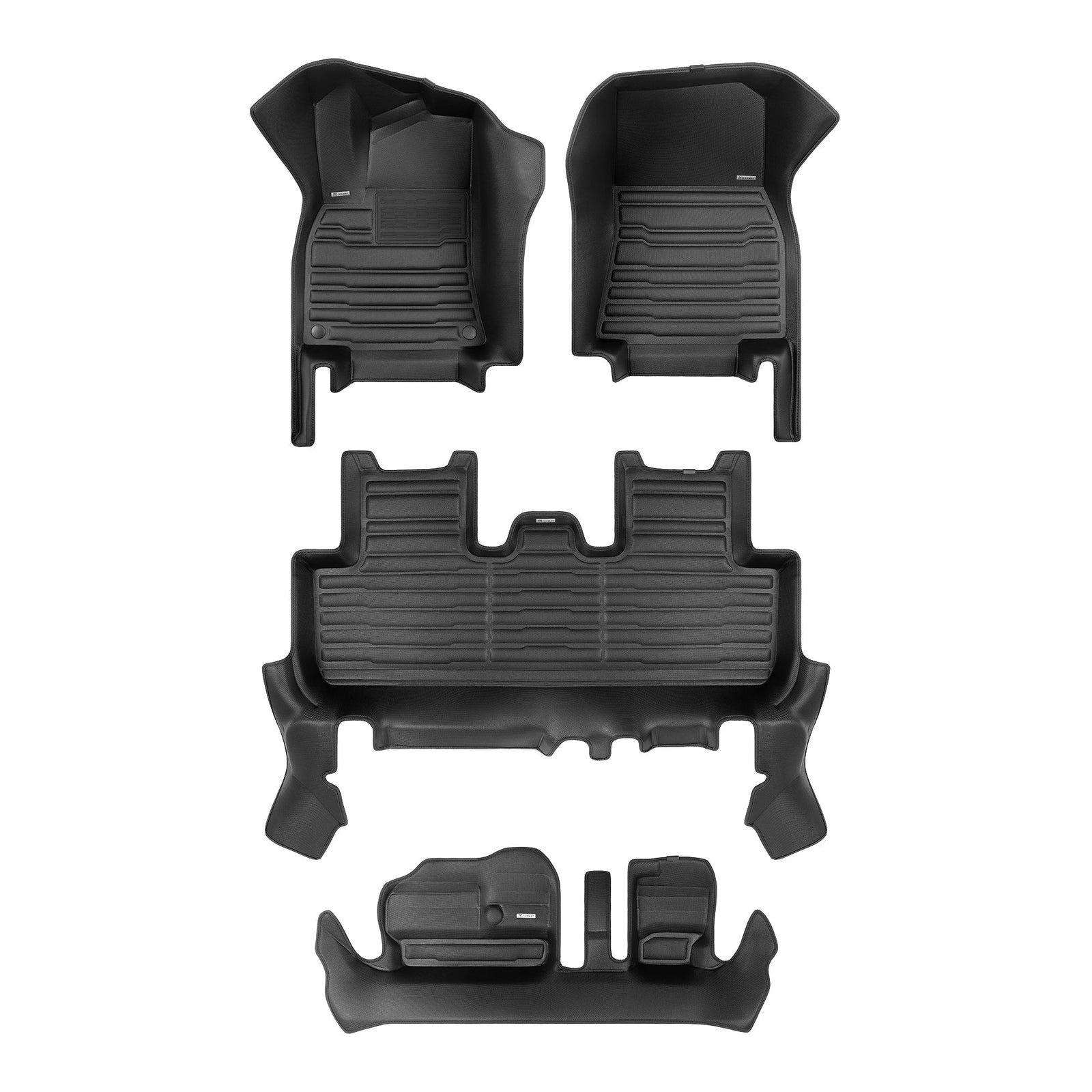 TuxMat Floor Mats (1st, 2nd & 3rd Rows) | Tesla Model Y [7-Seater] (2020-2024)