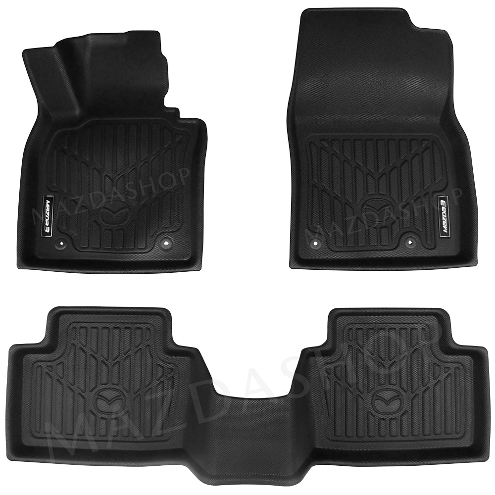 Floor Liners (Front &amp; Rear) - Premium Line | Mazda3 Sedan &amp; Hatchback (2019-2022)