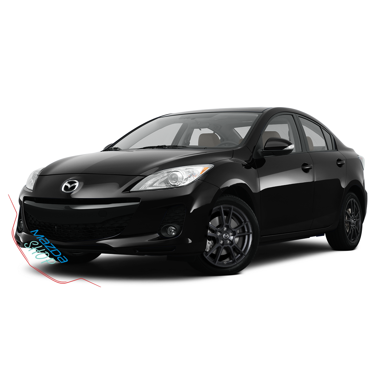Mazda M006 Alloy Wheel (Satin Black) - 16"/17"/18"